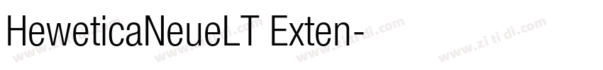 HeweticaNeueLT Exten字体转换